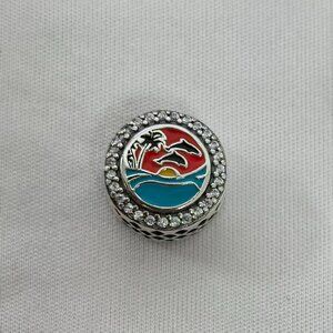 Pandora Aruba Beach Charm Pendant, S925 Silver Jewelry